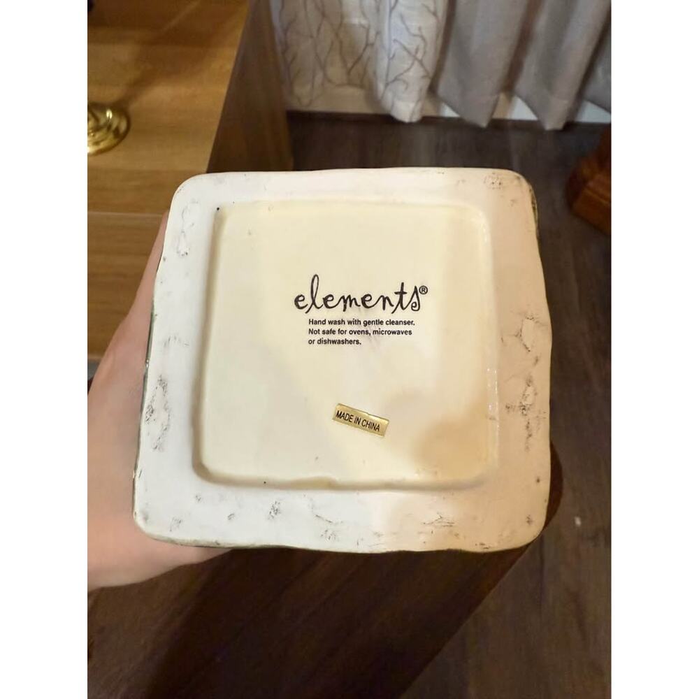 Vintage Elements Ceramic House Candle Holder Cottagecore Decor - Picture 4 of 5